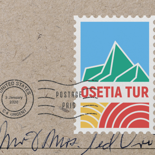 Логотип для организаторов туров по горам «Осетия тур»