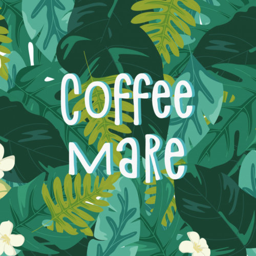 Логотип и айдентика для кофейни Coffee Mare