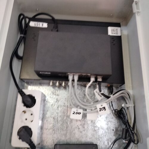 Установка системы видеонаблюдения в ангаре